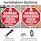 Signmission Danger Pesticide Storage Authorized, 10 inch X 10 inch, Aluminum Metal Signs, 2PK OC-A-2PACK-10-45 - alternate 6