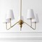 Jonathan Y Skylar 32" 5-Light Classic Minimalist Metal Inverted Gourd LED Chandelier, Gold Painting JYL7912B - alternate 12
