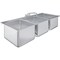 Amgood Stainless Steel 3 Compartment Drop-In Sink. Bowl 14 in. x 16 in. x 10 in. With Faucet AMG SINK DIS S3C-141610-F-Z - alternate 1