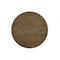 Homeroots 48" Walnut and Antiqued White Wood Pedestal Base Round Top Dining Table 631287 - alternate 6
