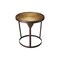 Homeroots 24" Copper and Bronze Metal Round Pedestal End Table 634878 - alternate 7
