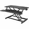 Lorell X-type Slim Desk Riser - 33 lb Load Capacity - 16.5" Height x 20" Width - Desktop - Black 99539 - alternate 1