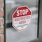 Signmission Stop Restricted Area Authorized Per, 4 inch X 4 inch, Vinyl Decal, 2PK OC-D-2PACK-4-273 - alternate 4