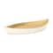 Homeroots 10in Gold And Off White Cast Iron Oval Boat Shaped Tray 634798 - alternate 7