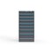 Strong Hold 8 drawer cabinet - (6x 5ft, 1x 7ft, 1x 9ft) - Blue accents - Electronic Lock S3060-PPRAS-0804FS - alternate 1