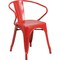 Flash Furniture Contemporary Chair, 21-1/2 in W 19" L 27-3/4" H, Integrated CH-31270-RED-GG - alternate 1