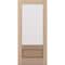 Doornmore G7501, 37.75" x 82" ( 36" Door) Left Hand, Mahogany 3/4 Lite Exterior Door G7501-SW-3680_1_LI - alternate 1