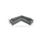 Homeroots 116" Gray Fabric Modular Sleeper Sofa 568296 - alternate 18