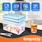 Emporio Kitchen Round Ice Cube Tray Set, 99 Ice Balls, Stackable, Easy-Release, with Lid and Bin, Blue EMPICET98 - alternate 7