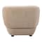Homeroots 39" Beige And Black Faux Shearling And Upholstered Arm Chair 572303 - alternate 9