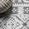 Jonathan Y Citta High-Low Pile Mediterranean Tile White/Black 5 ft. x 8 ft. Indoor/Outdoor Area Rug SBH102B-5 - alternate 8