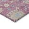 Homeroots 8' Pink Ivory And Denim Blue Round Floral Washable Indoor Outdoor Area Rug 605321 - alternate 9