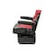 Uni Pro 1007 Air Suspension Seat 12-Volt Red/Black Fabric 8565 - alternate 9