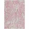 Homeroots 8' X 10' Pink Gray And Ivory Abstract Washable Indoor Outdoor Area Rug 600309 - alternate 8