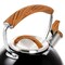 Mr. Coffee 2 Quart Stainless Steel Whistling Tea Kettle with Wood Pattern Handle in Black 82966.01 - alternate 8
