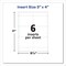 Avery Name Badge Insert Refills, Horizontal, 3 x 4, White, 600PK 35392 - alternate 7