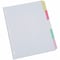 Universal INDEX, BINDER, LTR, 5TAB, COL, 5PK UNV20816 - alternate 1
