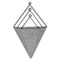 Homeroots Set of Three Gray Metal Wall Hanger, 3PK 487931 - alternate 5
