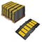 Traffic Kontrol Rubber Speed Hump, 3FT Long, Yellow Black, 20PC Bulk Pallet, 20PK TKSH-3-YB-20 - alternate 1