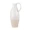 Homeroots 14" White And Beige Ombre Ceramic Bud Jug Vase 608601 - alternate 1