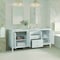James Martin Vanities Myrrin 72in Double Vanity, Bright White w/ 3 CM Victorian Silver Silestone Top 485-V72-BW-FVSL - alternate 8