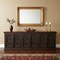 Homeroots 101in Brown and Green Solid Wood Buffet Table with Six Doors 488615 - alternate 6