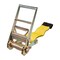 Mytee Products 4PK 4inx20ft Ratchet Straps w/Flat Hook 5400 lb WLL HD Tie Down Strap - Yellow, 4PK RS420x4 - alternate 7