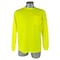 Malta Dynamics Hi-Vis Long Sleeve Shirt, Polyester, Hi-Vis Yellow, L SHL0013 - alternate 1