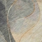 Homeroots 8' Gray Silver And Rust Round Abstract Washable Indoor Outdoor Area Rug 616756 - alternate 5