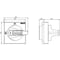 Siemens Handle with masking frame standard Size 75x 75 for shaft 6x6 and 8x 8 8UD1771-2AD01 - alternate 3