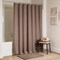 Homeroots Luxurious Mocha Waffle Weave Shower Curtain 399722 - alternate 5