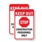 Signmission Keep Out Stop Construction Personnel Only, 18'' X 24'' 2 Signs, Heavy Gauge Aluminum, 2PK A-1824-2PACK-25122 - alternate 1