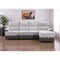 Homeroots Beige And Brown Fabric Sleeper L Shaped Three Piece Sofa and Storage Chaise Sectional 564422 - alternate 1
