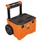 Klein Tools MODbox Rolling Tool Box, Impact-Resistant Polymers, Orange, 23 in W x 20 in D x 44 in H 54802MB - alternate 1