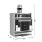 Koolmore 28.15 inch Stainless Steel Professional Charcoal Oven With Warming Racks KM-CHO28-SS-TR - alternate 13
