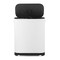 Happimess Beni Kitchen Trash/Recycling 16-Gallon Double-Bucket Step Trash Can w/ Odor Filter, Cotton White HPM1014C - alternate 10