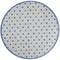 Homeroots 8' Blue And Gray Round Geometric Indoor Outdoor Area Rug 546854 - alternate 9