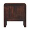 Homeroots 23" Brown Solid Wood Two Drawer Nightstand 701721 - alternate 10