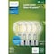 Signify Ultra Efficient 60W Equivalent Daylight Clear A19 LED Bulb, 4PK 592428 - alternate 3