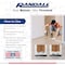 Randall 3' Mini Threshold, Door Bottom 1 1/4" Wide 3/8"-1/2" High 3 FT V-5 - alternate 4