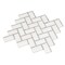 Apollo Tile 10x11 Thassos White, Bardiglio Nuvolato Marble Floor and Wall Mosaic Tile 3.68 sqft/case, 5PK APLDC88H02A - alternate 9