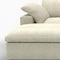 Homeroots Khaki Linen Blend Modular U Shaped Six Piece Sofa and Chaise Sectional 716925 - alternate 4