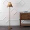 Jonathan Y Tybee 60.5" Traditional Coastal Rattan Scalloped LED Floor Lamp, Natural Brown JYL5501A - alternate 10