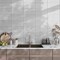 Apollo Tile 15 pack Warm Greige 8-in. x 16-in. Subway Polished Glass Floor and Wall Tile 13.33 Sq ft/case APLA88085 8X16A - alternate 10