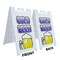 Signmission Cold Beer, A-Frame & 2 Decals Installed, Heavy-Duty Plastic Frame SBHD-D-2436-Cold Beer - alternate 4