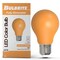 Bulbrite 25-Watt Equivalent Ceramic Amber Color A19 Weatherproof Outdoor E26 Medium BaseLED Light Bulb, 10PK 862313 - alternate 5