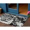 Homeroots 3' X 5' Black And Ivory Abstract Washable Indoor Outdoor Area Rug 613326 - alternate 1