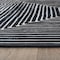 World Rug Gallery Bohemian Stripes Washable Non Slip Runner Rug 2 ft x 8 ft Black WR73BLACK2X8 - alternate 7