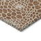 Homeroots 9' X 12' Brown And Beige Geometric Washable Indoor Outdoor Area Rug 595113 - alternate 8