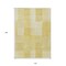Homeroots 10' X 14' Gold Wheat And Ivory Striped Washable Indoor Outdoor Area Rug 581652 - alternate 9